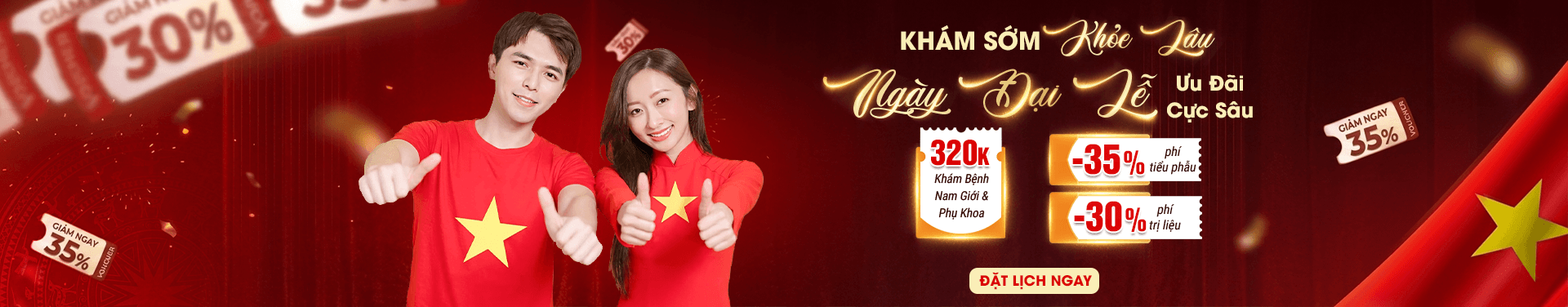 Ưu Đãi Gói Khám Bệnh Nam Giới - Phụ Khoa